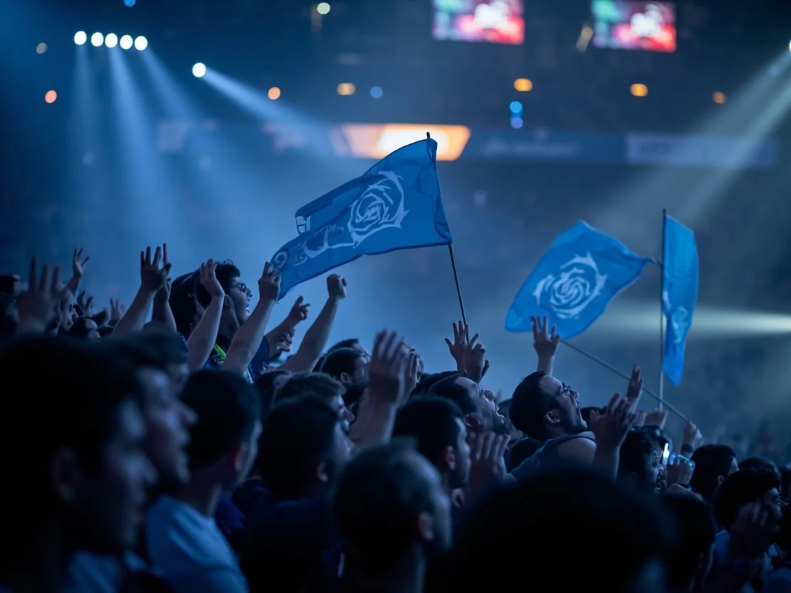 Team stage walkout at the Onyx analyst desk during the broadcast