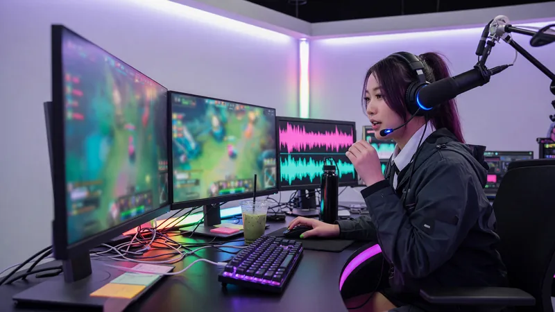 Player focus portrait on the Quartz analyst desk